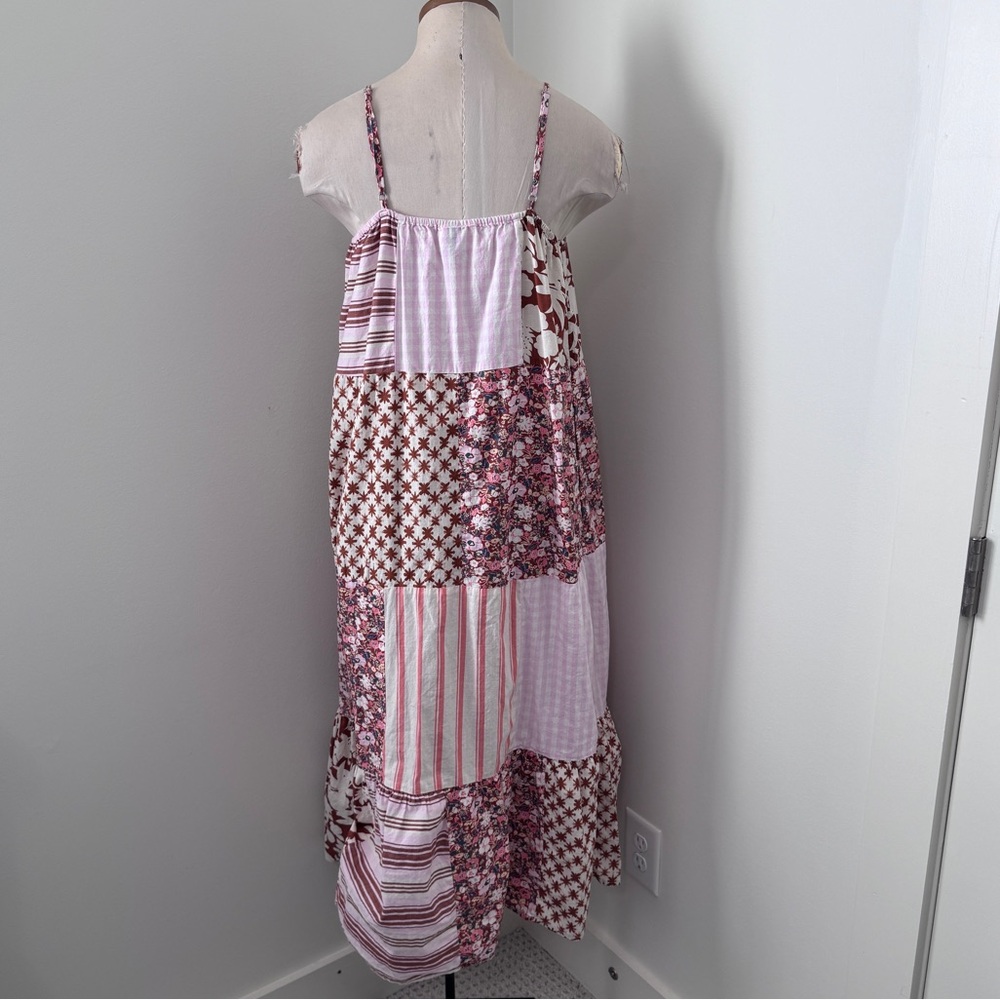 Universal Thread Xs Patchwork Maxi Dress ~ Gingha… - image 4